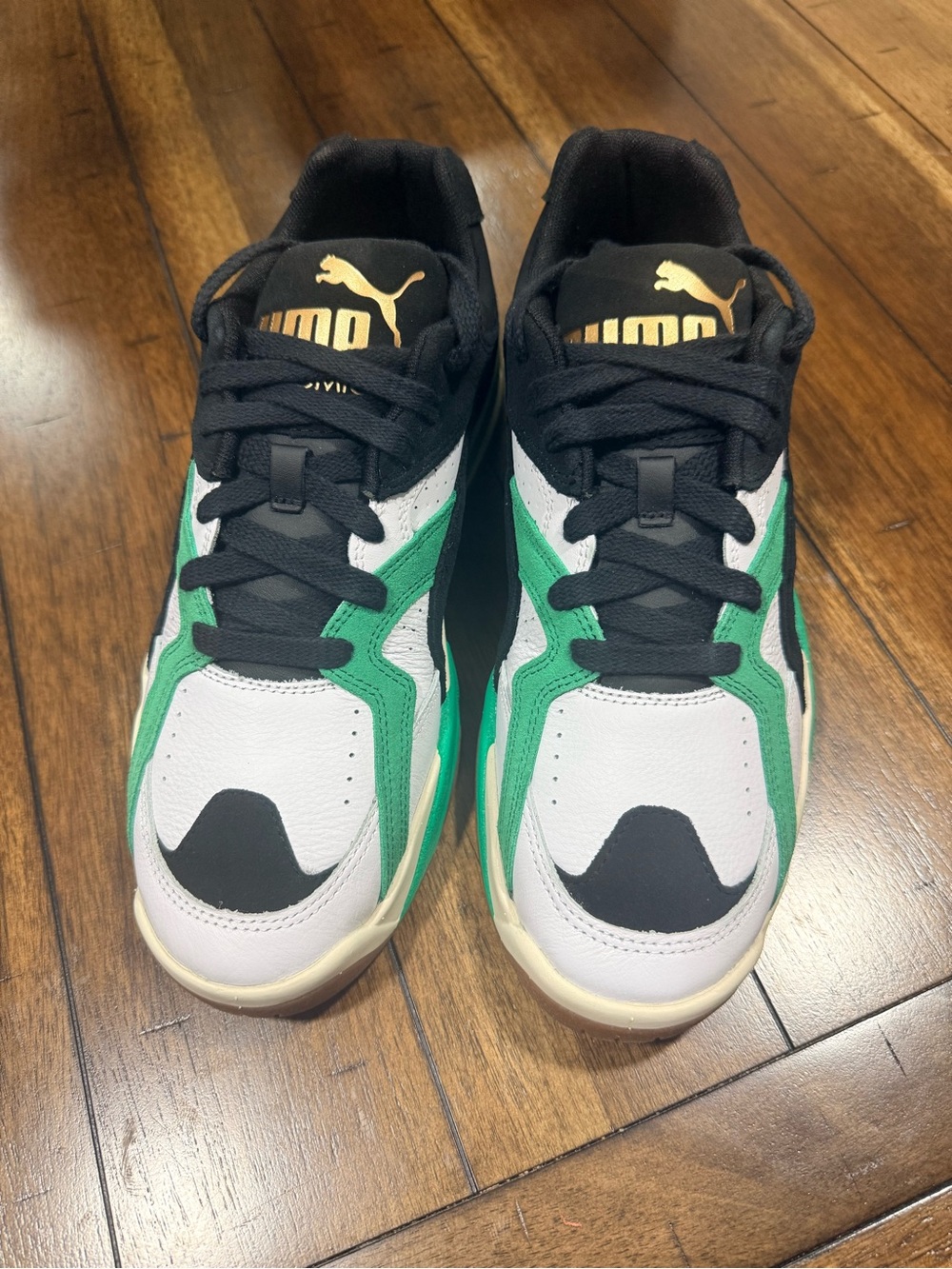 PUMA Men’s Performer OG white-black tennis shoe Size 10.5 New